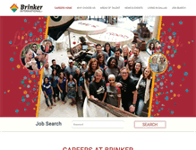 Tablet Screenshot of brinkerjobs.com